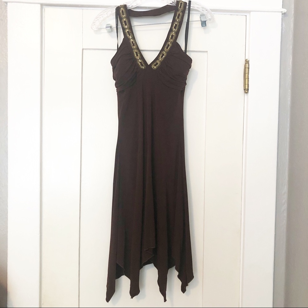 Windsor brown dress. small